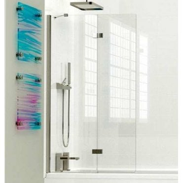 Kudos Inspire 2 Panel In-Fold Bath Screen 1500mm x 875mm Chrome