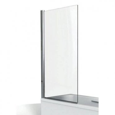Kudos Inspire Single Panel Bath Screen 1500mm x 850mm Chrome
