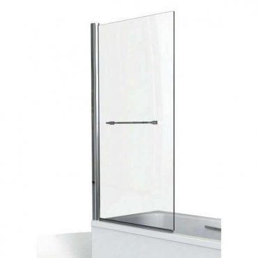 Kudos Inspire Single Panel Bath Screen & Towel Rail 1500mm x 850mm Chrome
