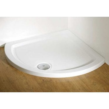 Kudos Original Offset Quadrant Shower Tray White