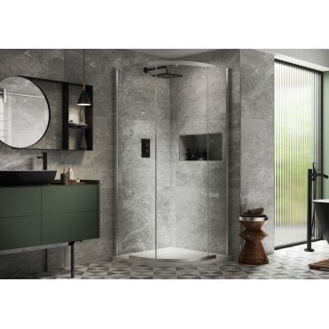 Kudos Pinnacle 8 Quadrant Shower Enclosure 1000mm x 1000mm