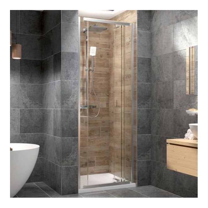 Kudos  Pinnacle8 Centre Folding Shower Door Chrome