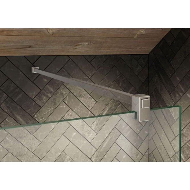 Kudos  Ultimate Front Panel Fixing Kit 10mm Glass Chrome - up to 1500mm