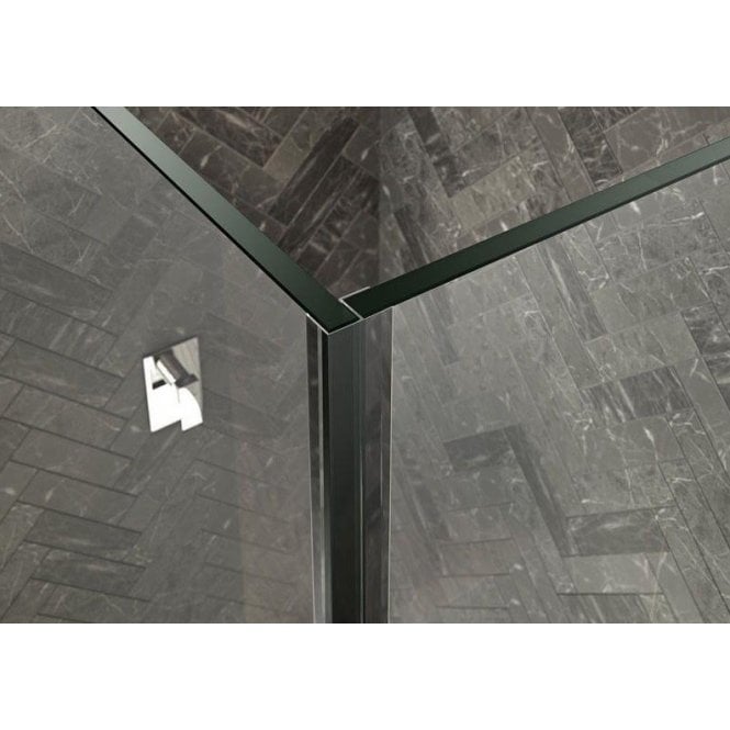 Kudos  Ultimate2 Glass to Glass Corner Seal Chrome