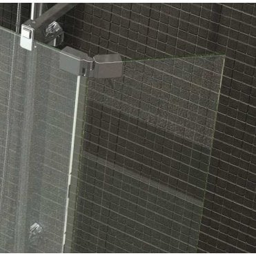 Kudos Ultimate2 Hinged Wetroom Deflector Panel 300mm 10mm Glass