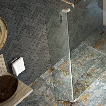Kudos Ultimate2 Hinged Wetroom Deflector Panel 400mm Chrome