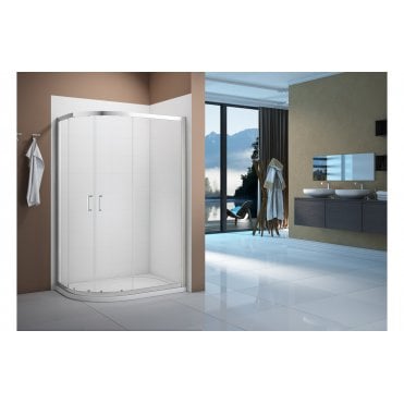 Merlyn Vivid Boost 2 Door Offset Quadrant Shower Enclosure (Choose Size)