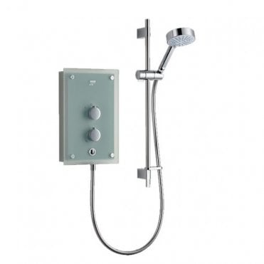 Mira Azora Electric Shower - Frosted Glass - Chrome