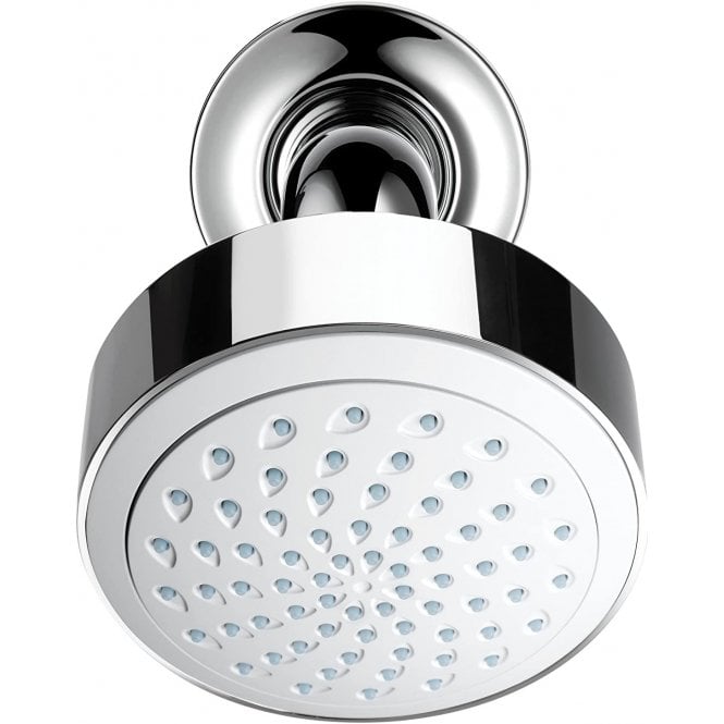 Mira  Beat Wall Mounted Fixed Showerhead &  Arm - Chrome