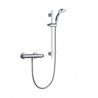 Mira Coda Pro Single Outlet Bar Shower Mixer, Shower Kit - Chrome