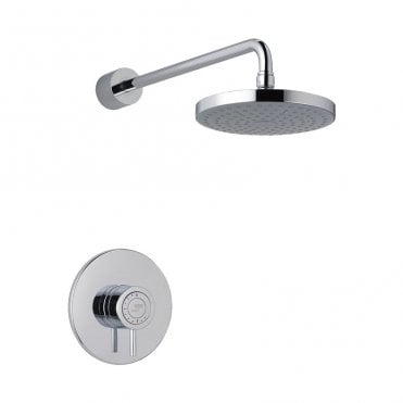 Mira Element Single Outlet Sequential Concealed Shower Mixer, Valve &  Fixed Head - Chrome