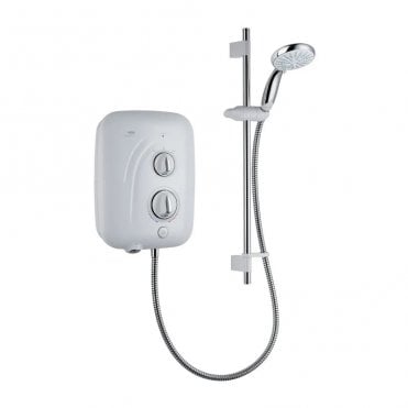 Mira Elite SE Pumped Electric Shower - White/Chrome
