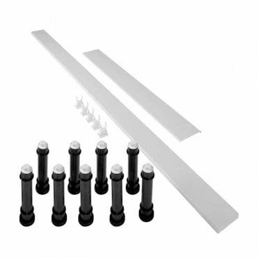 Mira FLIGHT Flush Fit Riser Conversion Kit - White - Different Sizes Available