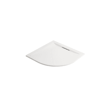 Mira Flight Level Anti Slip Quadrant Shower Tray, with Waste - 900mm X 900mm - White