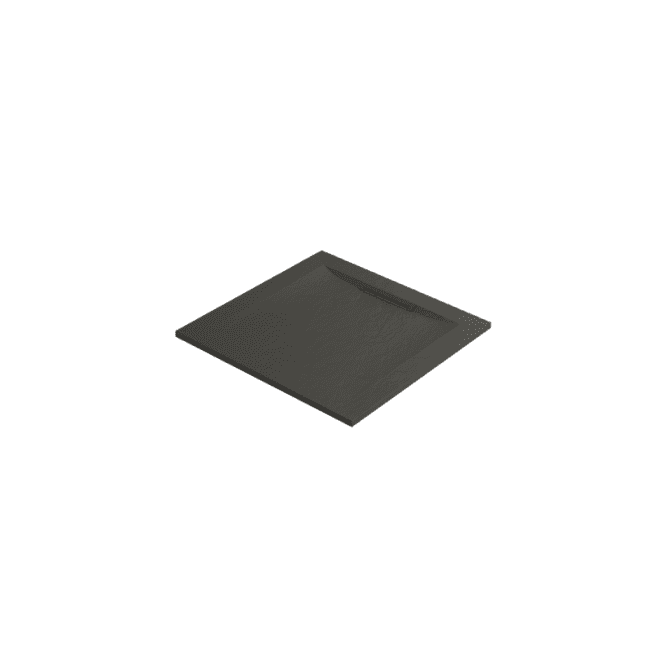 Mira  Flight Level Square Shower Tray, with Waste,  Slate or White Finish