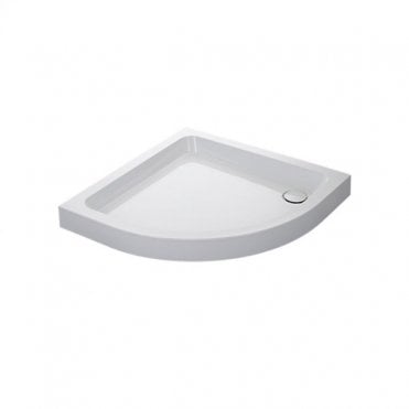 Mira Flight Low Flat Top Quadrant Shower Tray, with Waste,  White