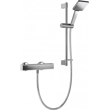 Mira Honesty EV Single Outlet Thermostatic Bar Mixer Shower - Chrome