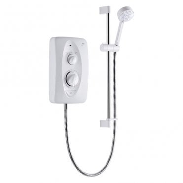 Mira Jump Electric Shower - White/Chrome