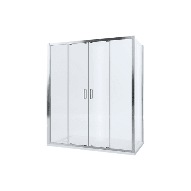 Mira  Leap Double Slider Panels (Doors sold separately) - Chrome