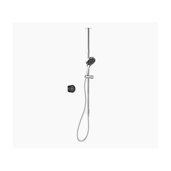 Mira  Platinum Ceiling Fed - Low Pressure- Black/Chrome