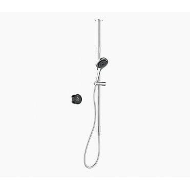 Mira Platinum Ceiling Fed - Low Pressure- Black/Chrome