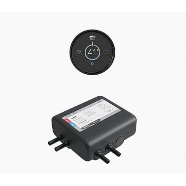 Mira Platinum Digital Dual Concealed Shower Valve, Remote Control - Pumped For Gravity - Black