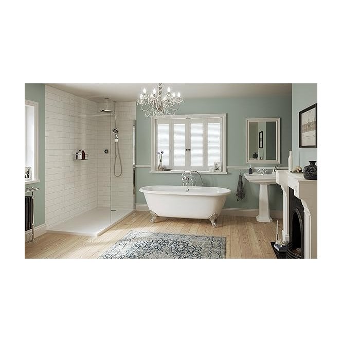 Mira  Platinum Dual Outlet HP Concealed Digital Shower, Fixed Head &  Kit - Black/Chrome