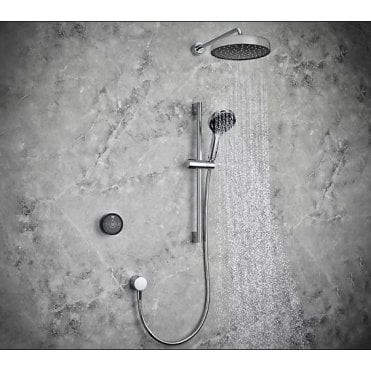 Mira Platinum Dual Rear Fed - Low Pressure - Black/Chrome