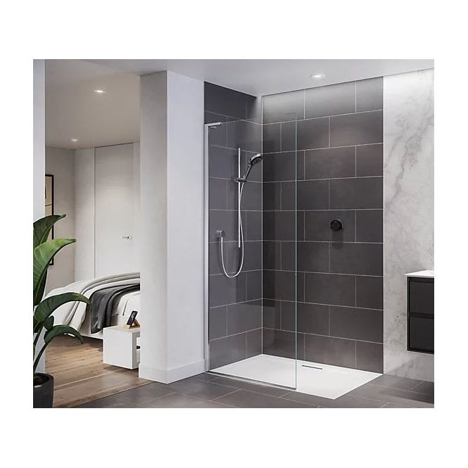 Mira  Platinum Single Outlet Concealed Thermostatic Digital Shower Mixer, Rear Fed - Pumped for Gravity - Black/Chrome