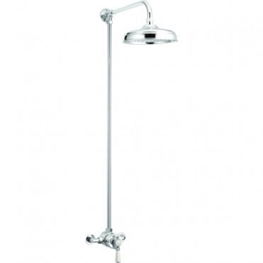 Mira Realm Single Outlet Exposed Mixer Shower, Fixed Head - Chrome