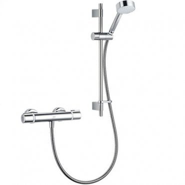 Mira Relate Single Outlet EV Thermostatic Bar Mixer Shower - Chrome