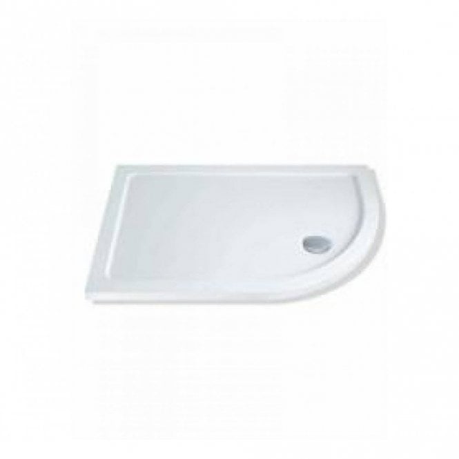 MX Shower Trays MX Trays Elements Low Profile Quadrant White Shower Tray 1200mm x 800mm Right Hand (TPI)
