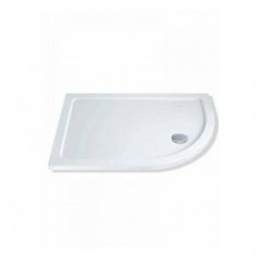 MX Trays Elements Low Profile Quadrant White Shower Tray 1200mm x 800mm Right Hand (TPI)