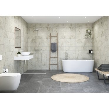 Nuance By Bushboard Amber Tile Bushboard Nuance Wall Panels - Available In Different Sizes