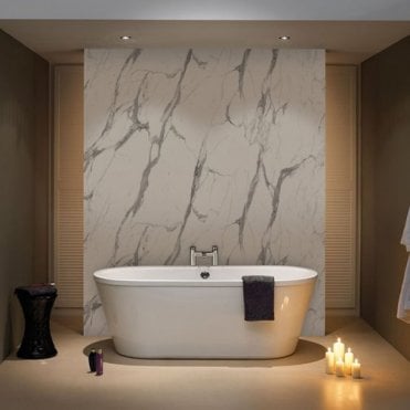 Calacatta Statuario Bushboard Nuance Wall Panels - Available In Different Sizes
