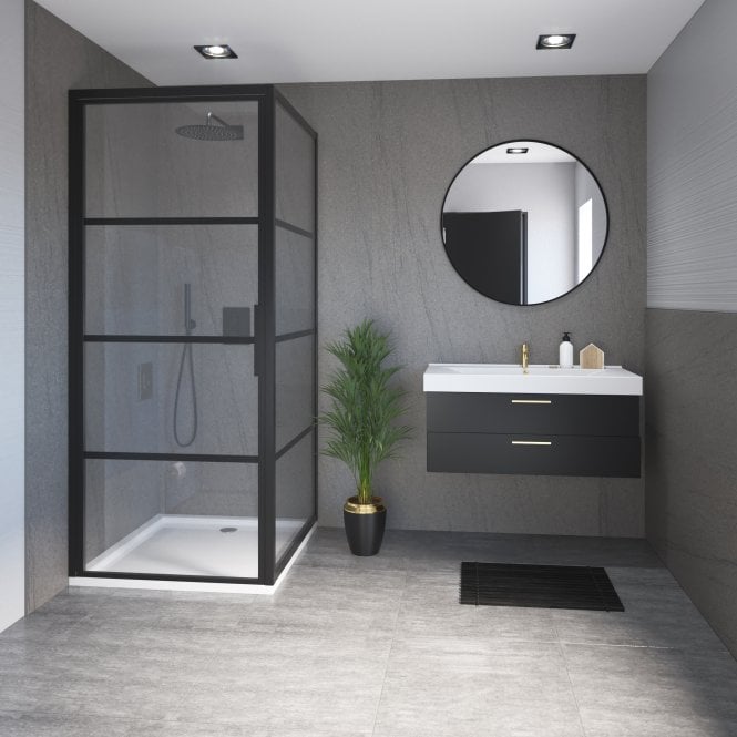 Nuance By Bushboard Natural Grey Stone Bushboard Nuance Wall Panels - Available Different Sizes