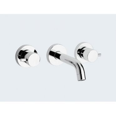 Paini Cox 3 Hole Wall Mounted Basin Set
