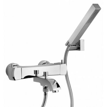 Paini Lady Thermostatic Bath Shower Mixer with Adjustable Shower Kit