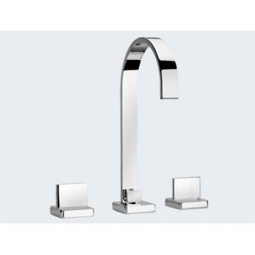 Paini Ovo 3 Hole Basin Mixer with Pop Up Waste