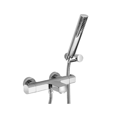 Paini Ovo Thermostatic Bath Shower Mixer With Adjustable Shower Kit