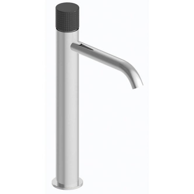 Paini  Trenta Grip Tall Basin Chrome with Black Handle