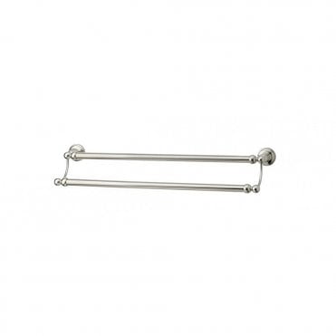 Perrin and Rowe 18" Double Towel Rail 6943