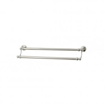 Perrin and Rowe 18" Double Towel Rail 6943