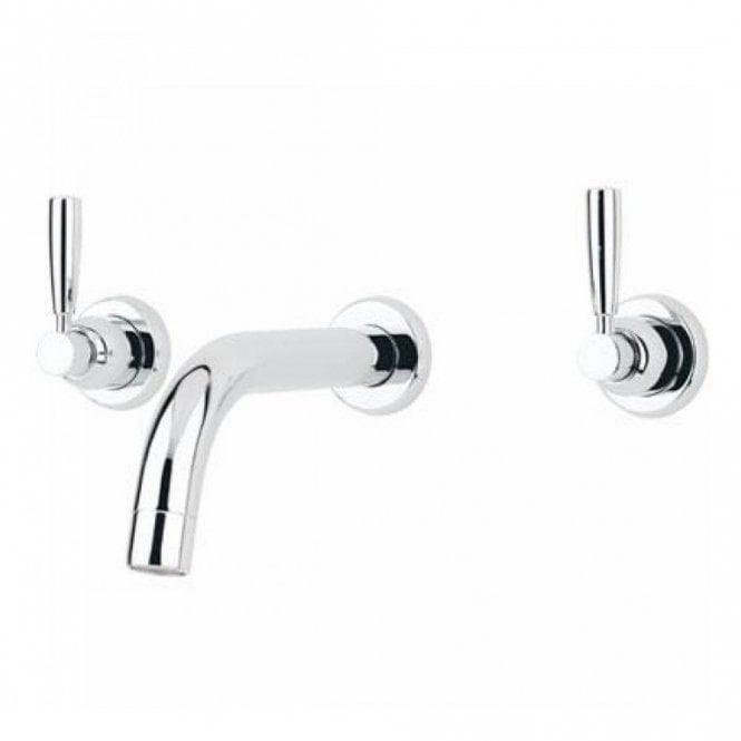 Perrin & Rowe Perrin and Rowe 3 Hole Wall Mounted Bath Set 3331