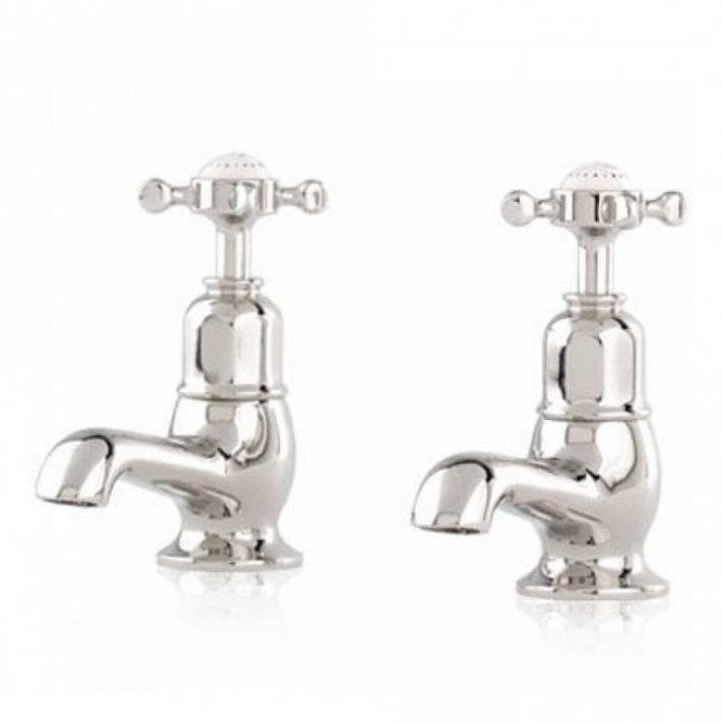 Perrin & Rowe Perrin and Rowe Bath Pillar Taps with Crosshead Handles 3456