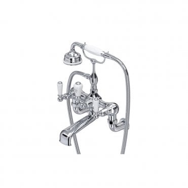 Perrin and Rowe Bath/Shower Mixer Wall Mounted with Lever Handles - 3510/1
