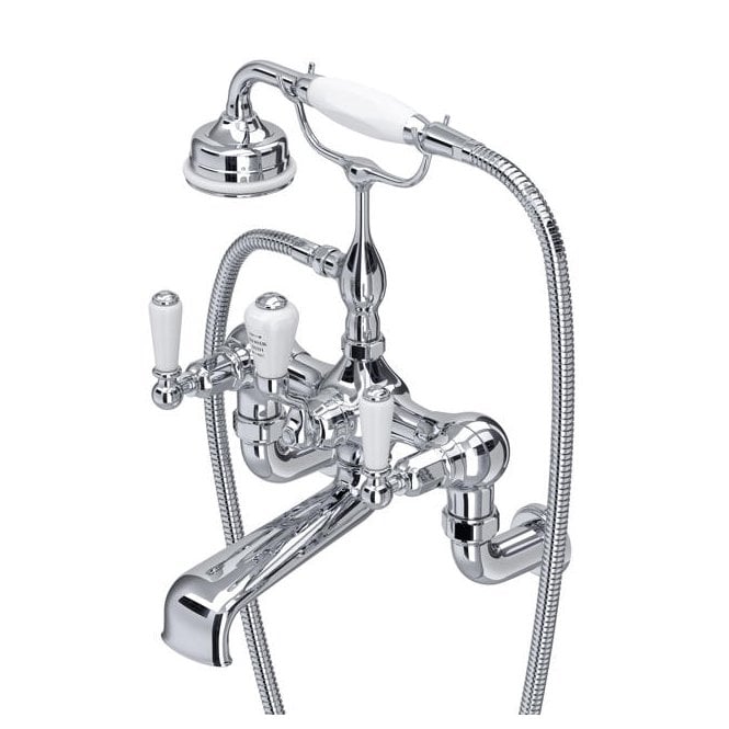 Perrin & Rowe Perrin and Rowe Bath/Shower Mixer Wall Mounted with Lever Handles - 3510/1