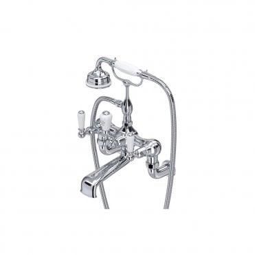 Perrin and Rowe Bath/Shower Mixer Wall Mounted with Lever Handles - 3510/1