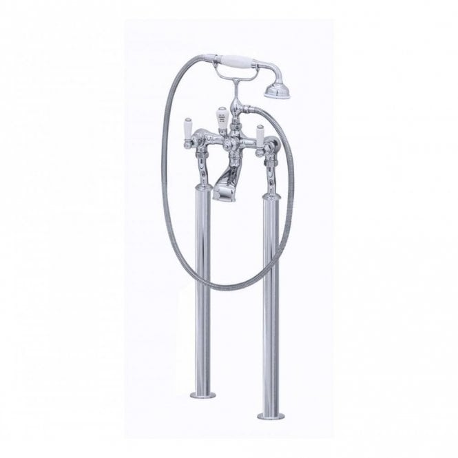 Perrin & Rowe Perrin and Rowe Bath/Shower Mixer with Floor Legs &  Lever Handles3520/1