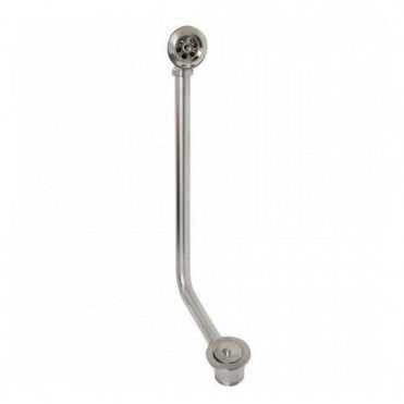 Perrin and Rowe Bath Waste & Overflow with Exposed Pipes Chrome